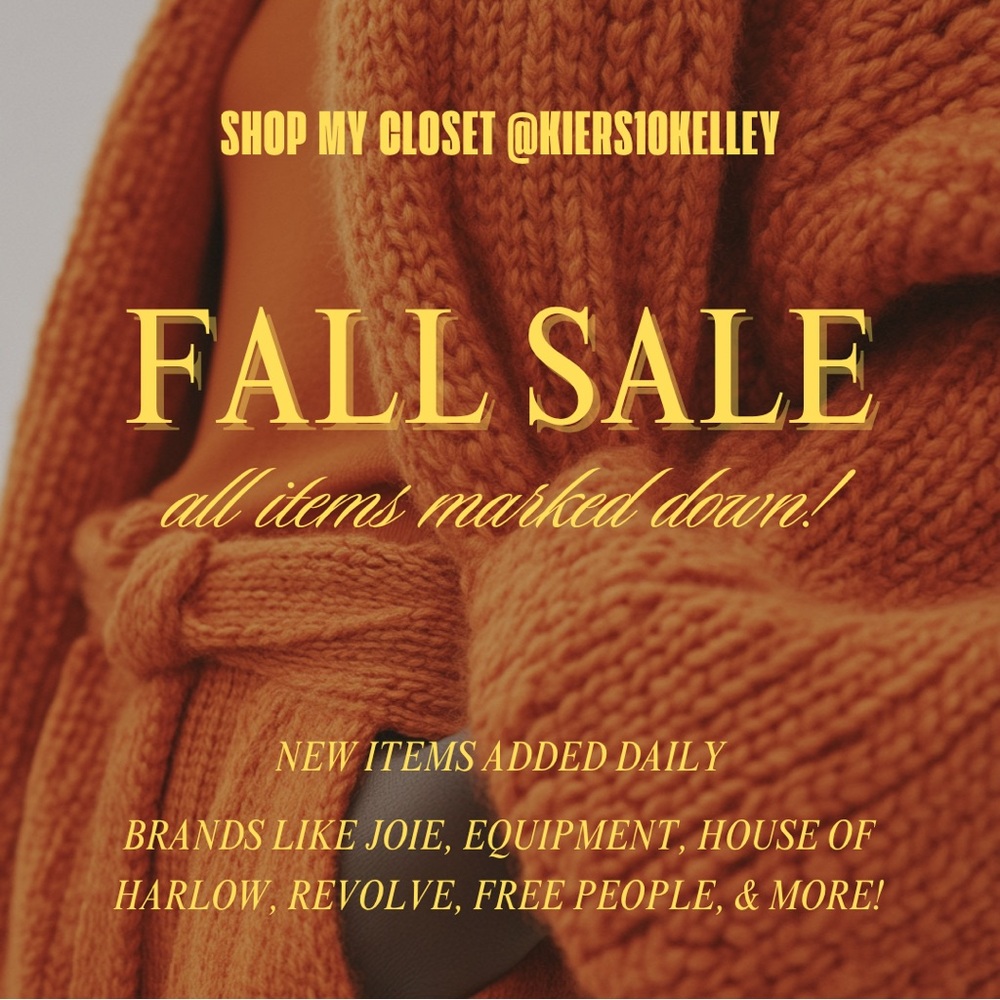 FALL SALE! Shop my closet